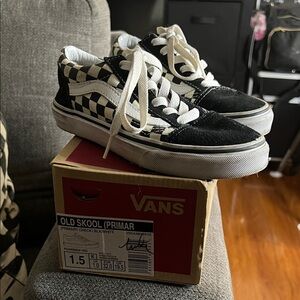 Vans Old Skool Black and White Checkered Shoes